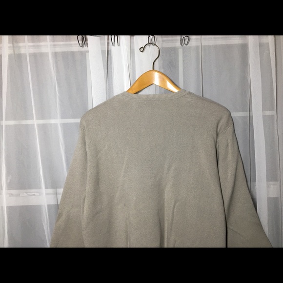 Men’s Van Heusen Tan V Neck Sweater Size Medium - Picture 5 of 6